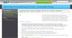 Desktop Screenshot of agentwebpros.com
