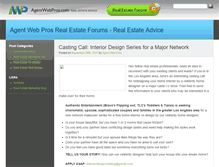 Tablet Screenshot of agentwebpros.com